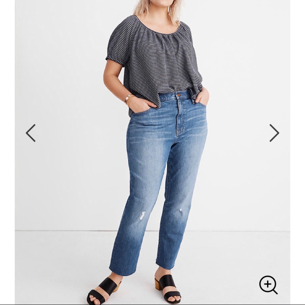 NWT Madewell High-Rise Slim Boyjean